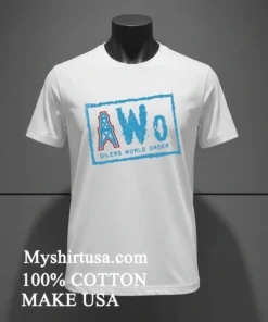 Nwo Houston Oilers World Order Shirt White T Shirt 3