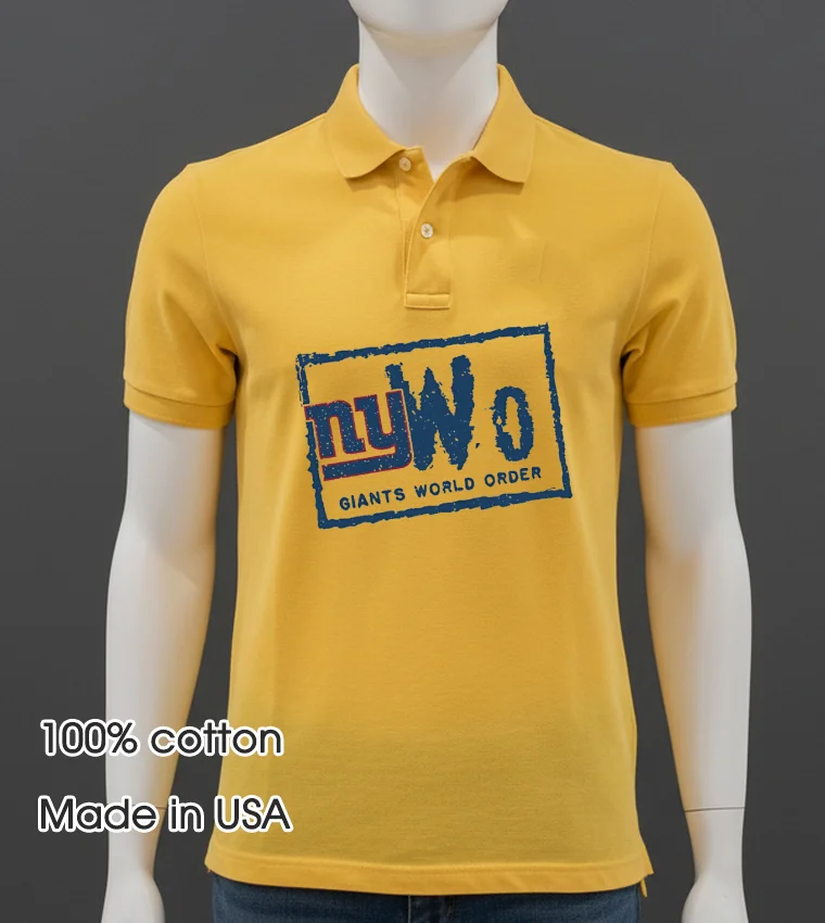 Nwo New York Giants World Order Shirt Yellow T Shirt
