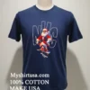 Nyc Santa Claus Passing Through The City Shirt Navy Shirt 1