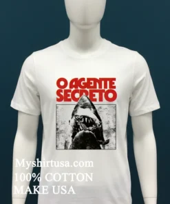 O Agente Secreto Retro Shirt White T Shirt 1