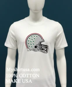 Ohio State Buckeyes American Football Helmet Shirt