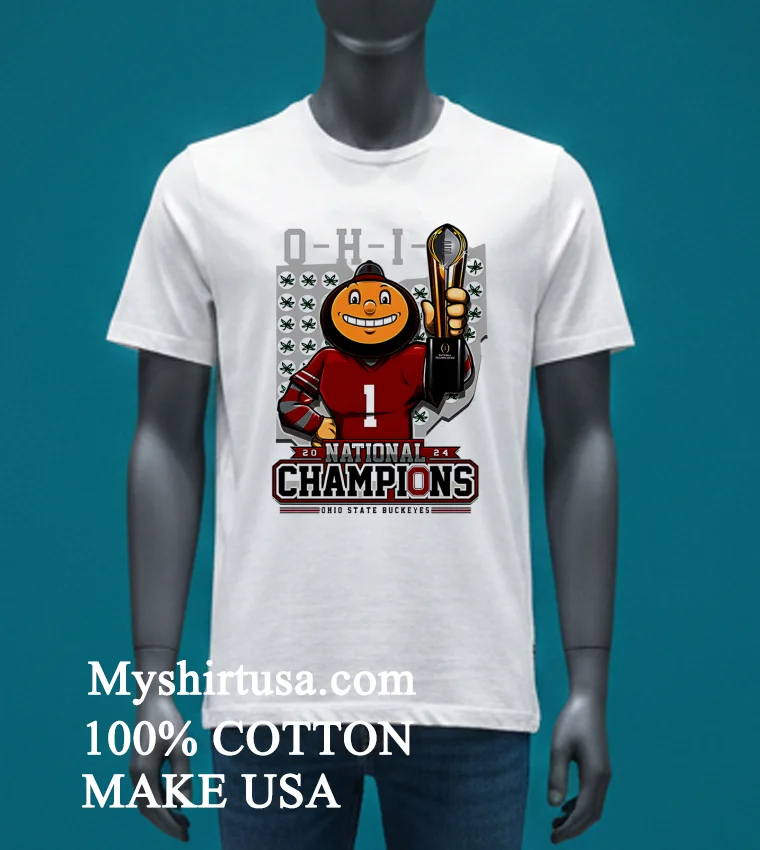 Ohio State Buckeyes Football Are Playoff 2025 National Champions Shirt White T Shirt 3
