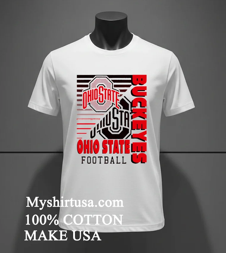 Ohio State Buckeyes Football Throwback Washed Shirt - white-t-shirt Ohio State Buckeyes Football Throwback Washed Shirt White T Shirt 2