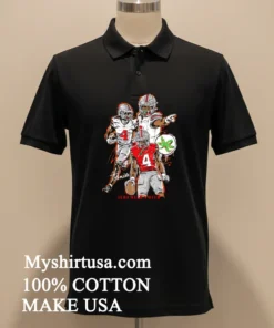 Ohio State Buckeyes Jeremiah Smith Red Artwork Graphic Shirt