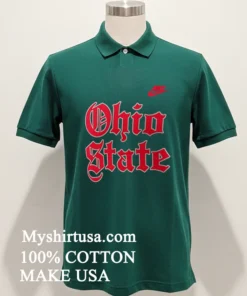 Ohio State Buckeyes Old English Black Shirt