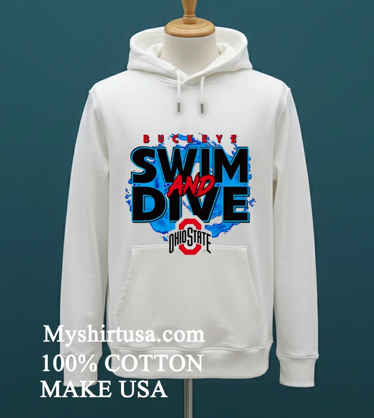 Ohio State Buckeyes Swim And Dive Shirt White T Shirt