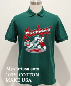 Ohio State Buckeyes Wrestling Mat Action Shirt