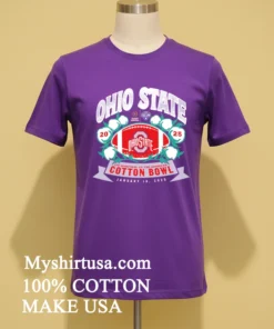 Ohio State Football 2025 Cotton Bowl Shirt Purple Shirt