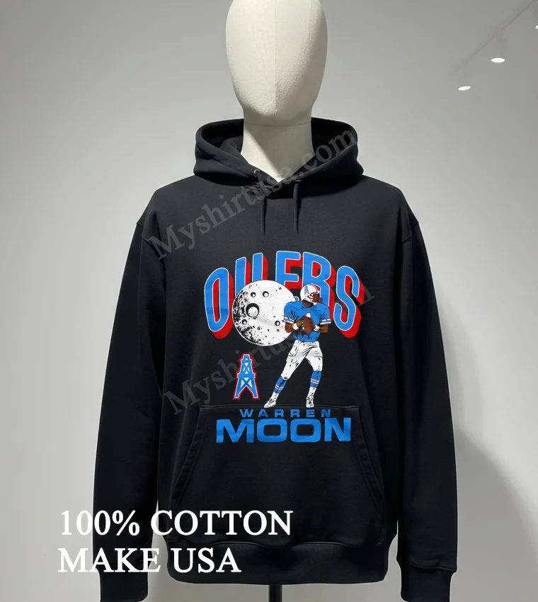 Oilers Warren Moon Moon Oil Derrick Football Player Graphic Shirt Hoodie Shirt