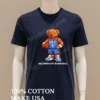 Oklahoma City Basketball Okc 0 Teddy Bear Mascot Shirt Navy Shirt