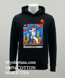 Oklahoma City Thunder Shai Gilgeous Alexander Player Art Shirt