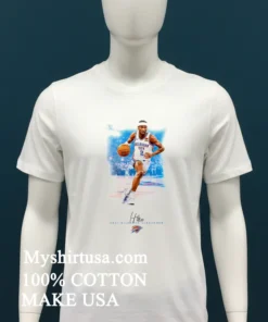 Oklahoma City Thunder Shai Gilgeous Alexander Player Signature Shirt