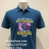 On A Quiet Night In Pittsburgh You Can Hear Ravens Crying Shirt Navy Shirt 1