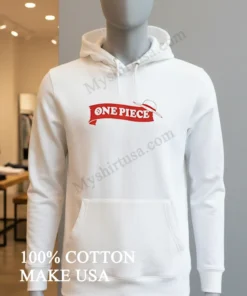 One Piece Anime Logo Red Banner Straw Hat Graphic funny america t-shirts