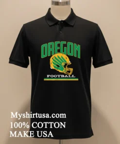 Oregon Football Green And Yellow Helmet Graphic funny america t-shirts