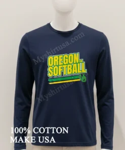 Oregon Softball Uo Logo Graphic Sports funny america t-shirts