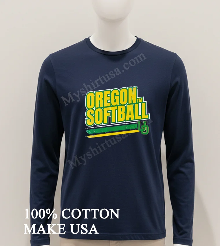 Oregon Softball Uo Logo Graphic Sports Shirt Hoodie Shirt 1