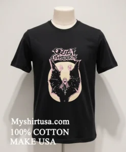 Ozzy Osbourne Batwing Character With Cross Necklace Retro Shirt