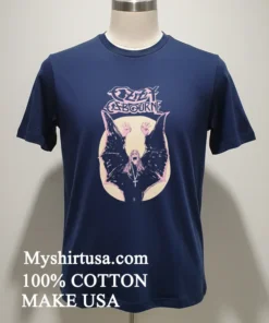 Ozzy Osbourne Batwing Character With Cross Necklace Retro Shirt