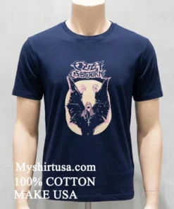 Ozzy Osbourne Batwing Character With Cross Necklace Retro Shirt