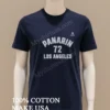 Panarin 72 Los Angeles Nhlpa Hockey Player Silhouette Shirt Navy Shirt