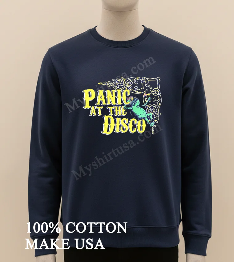 Panic At The Disco Frog With Martini Glass funny america t-shirts - long sleve shirt Panic At The Disco Frog With Martini Glass Shirt Long Sleve Shirt