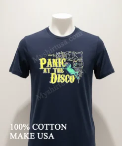 Panic At The Disco Frog With Martini Glass funny america t-shirts