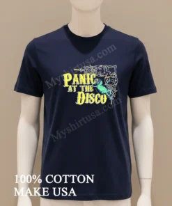 Panic At The Disco Frog With Martini Glass funny america t-shirts