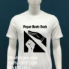 Paper Beats Rock Hands Shirt White T Shirt 2