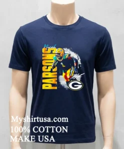 Parsons Momentum Green Bay Packers Big And Tall #1 Classic Shirt