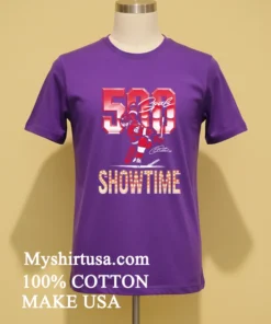 Patrick Kane Detroit 500 Goals Showtime Signature Shirt