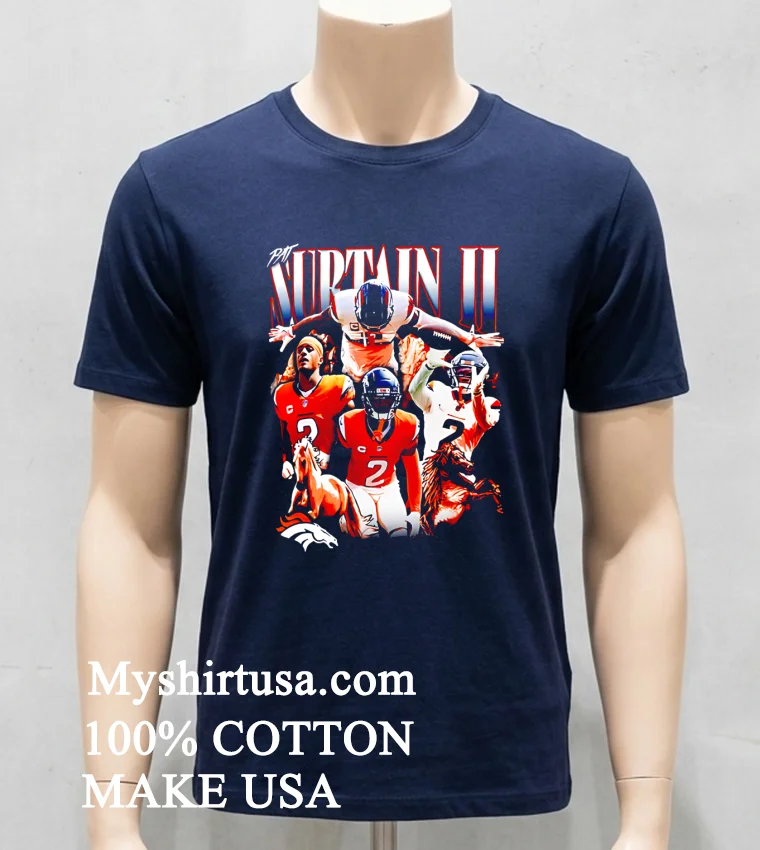 Patrick Surtain Denver Broncos Black Notorious Graphic Shirt - navy-shirt Patrick Surtain Denver Broncos Black Notorious Graphic Shirt Navy Shirt