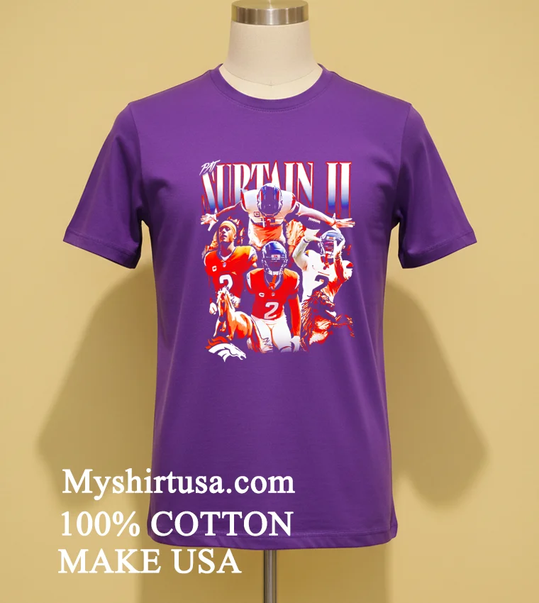 Patrick Surtain Denver Broncos Black Notorious Graphic Shirt - purple-shirt Patrick Surtain Denver Broncos Black Notorious Graphic Shirt Purple Shirt