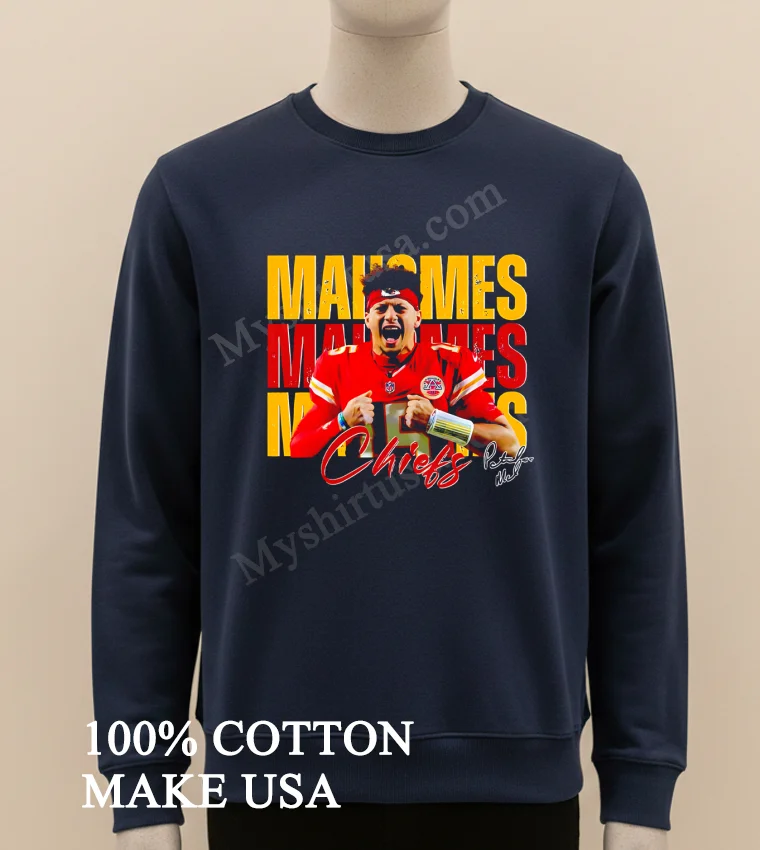 Patricks Mahomes 15 Kansas City Chiefs Football Players Super Bowl 2025 funny america t-shirts - long sleve shirt Patricks Mahomes 15 Kansas City Chiefs Football Players Super Bowl 2025 Shirt Long Sleve Shirt