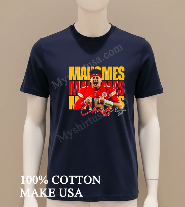 Patricks Mahomes 15 Kansas City Chiefs Football Players Super Bowl 2025 funny america t-shirts - navy-shirt Patricks Mahomes 15 Kansas City Chiefs Football Players Super Bowl 2025 Shirt Navy Shirt