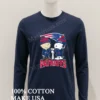 Patriots Charlie Brown Snoopy Fist Bump Super Bowl Trophy Shirt Hoodie Shirt 1