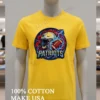 Patriots Football Helmet Lightning Bolt Red Smoke Badge Shirt Yellow T Shirt