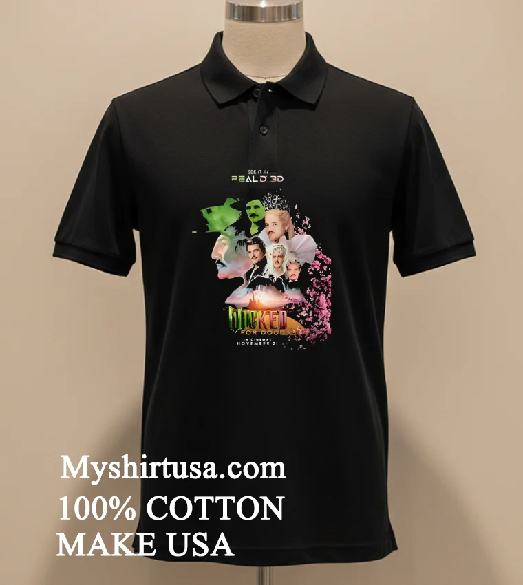 Pedro Pascal Wicked Shirt Wicked For Good T Shirt - balck-shirt Pedro Pascal Wicked Shirt Wicked For Good T Shirt Balck Shirt 1