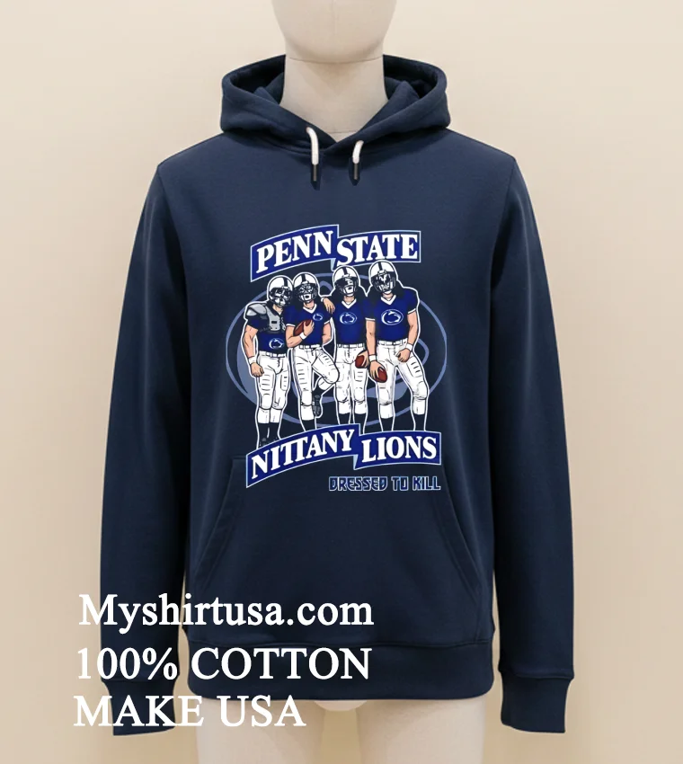 Penn State Nittany Lions X Dressed To Kill Shirt - navy-shirt Penn State Nittany Lions X Dressed To Kill Shirt Navy Shirt 1