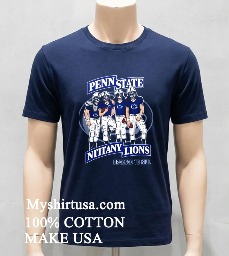 Penn State Nittany Lions X Dressed To Kill Shirt Navy Shirt
