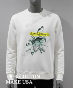 Phil Collins But Seriously Tour Musical Instruments Banner Illustration funny america t-shirts