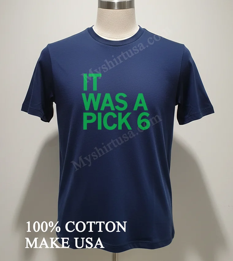 Philadelphia Eagles It Was A Pick 6 Shirt Navy Shirt 2