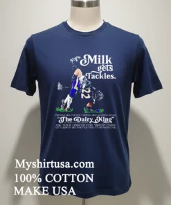 Philadelphia Eagles Milk Gets Tackles The Dairy King T Shirt