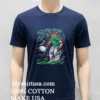 Philadelphia Eagles Skeleton Football Player And Eagle Shirt Navy Shirt