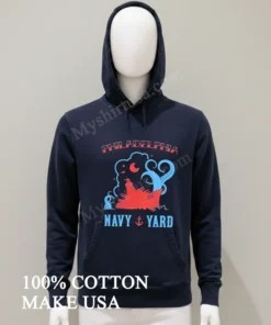 Philadelphia Navy Yard 215 Battleship And Kraken Tentacles funny america t-shirts
