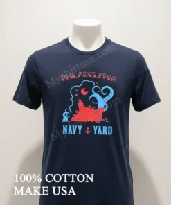 Philadelphia Navy Yard 215 Battleship And Kraken Tentacles funny america t-shirts