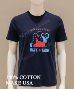 Philadelphia Navy Yard 215 Battleship And Kraken Tentacles funny america t-shirts