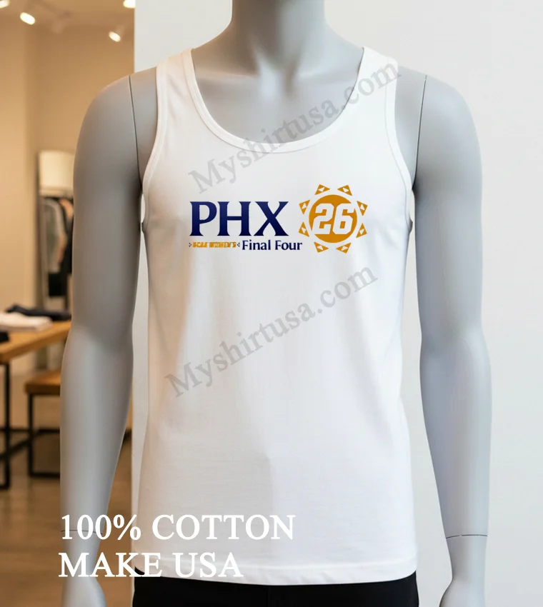 Phx 26 Ncaa Womens Final Four Phoenix Sun Graphic Shirt White T Shirt 3
