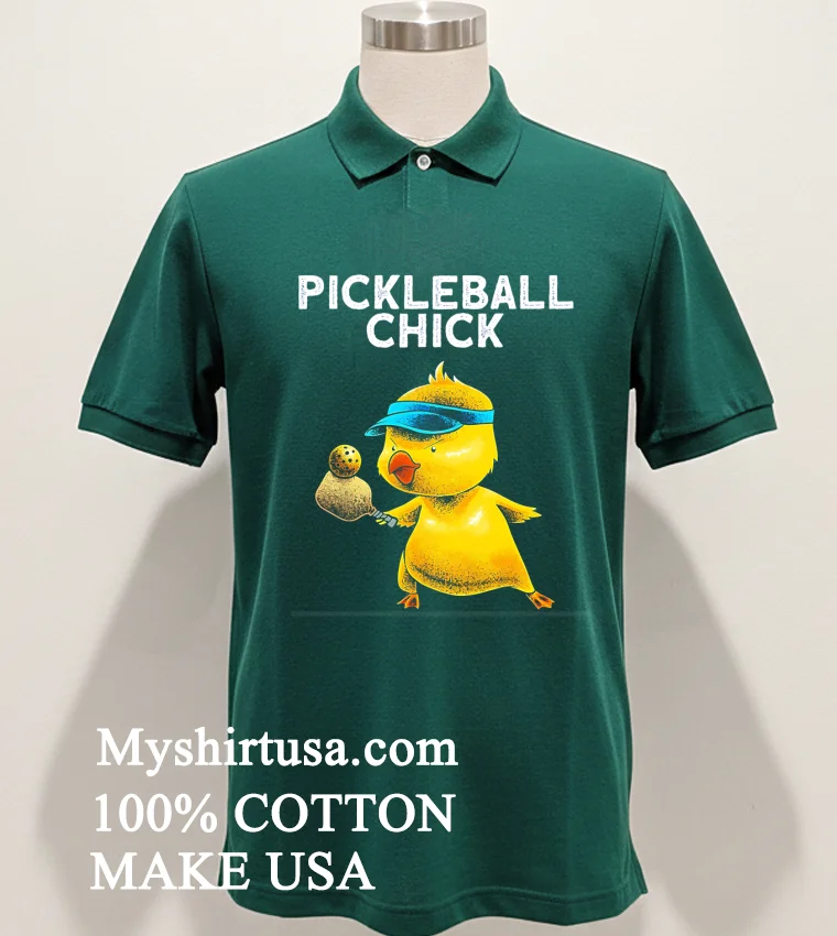 Pickle Ball Chick Player Shirt Green Shirt