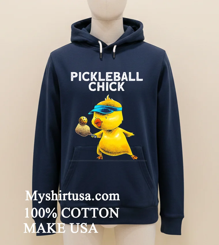 Pickle Ball Chick Player Shirt - navy-shirt Pickle Ball Chick Player Shirt Navy Shirt 1